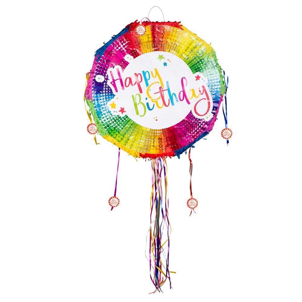 Boland 30939 Happy Birthday Pinata, Multicoloured, Standard Size