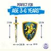 Liontouch - Medieval Knight Foam Sword & Shield Set for Boys - Age 3-6 view 4