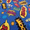 Comic Action Words Tag and Crinkle Square view 3