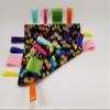 Rainbow Tye Dye Butterflies Tag and Crinkle Square view 4
