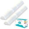 Little Sleepy Head Bed Bumper for Toddlers | Toddler Bed Rail | Toddler Bed Rail with Soft Cover | Foam Safety Rail with Stay-Put Cover | Twin Bed Bumper for Toddlers for Home or RV (2-Pack) view 1