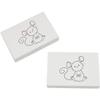 Azeeda 2 x 45mm 'Mouse' Erasers/Rubbers (ER00020209) view 1