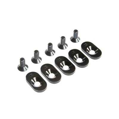 Losi EngineMntInsert&Screws BLK 19T5 5ive-T 2.0 LOS252101 Gas Car/Truck Replacement Parts