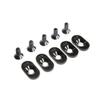 Losi EngineMntInsert&Screws BLK 18.5T5 5ive-T 2.0 LOS252100 Gas Car/Truck Replacement Parts view 1