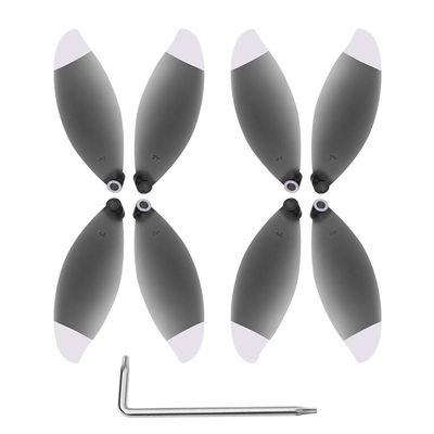 iMusk 2 Pairs Propellers CCW/CW Props for Parrot Anafi Drone Folded FPV RC Quadcopter Repair Part Accessories (White)