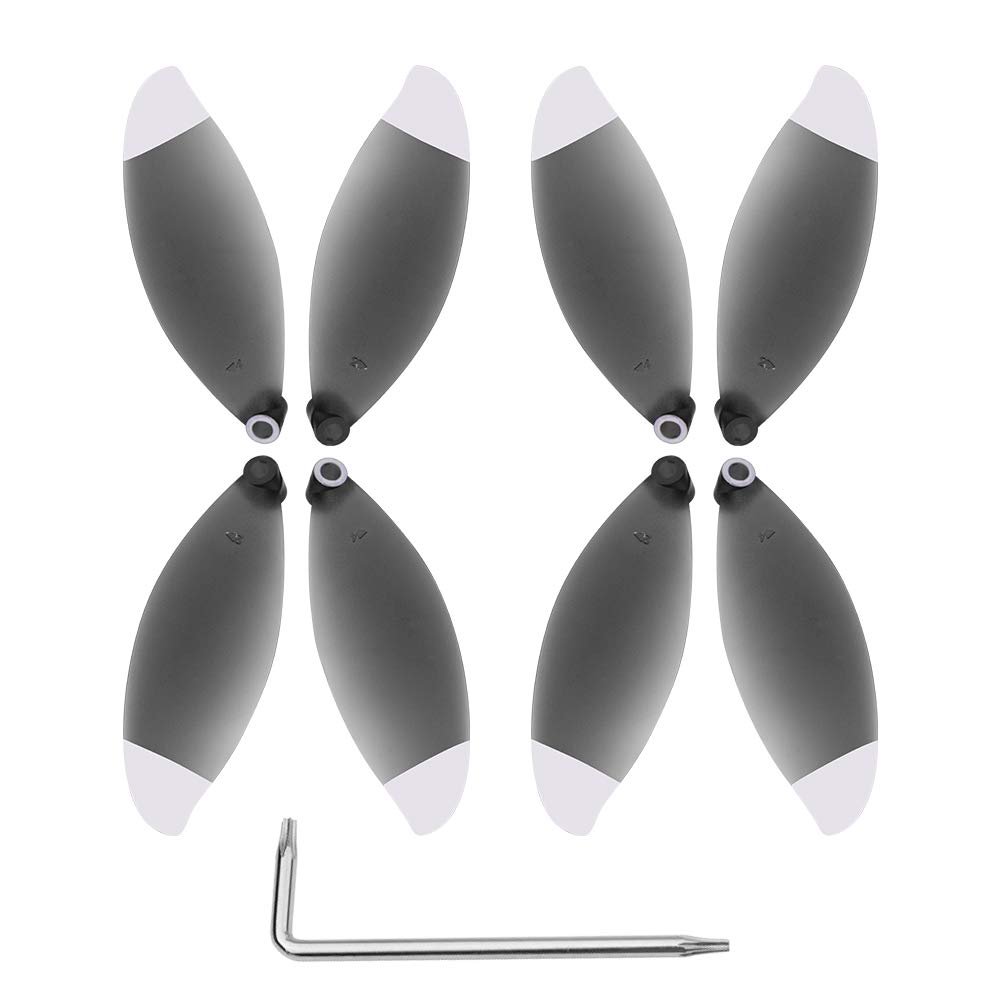 iMusk 2 Pairs Propellers CCW/CW Props for Parrot Anafi Drone Folded FPV RC Quadcopter Repair Part Accessories (White)