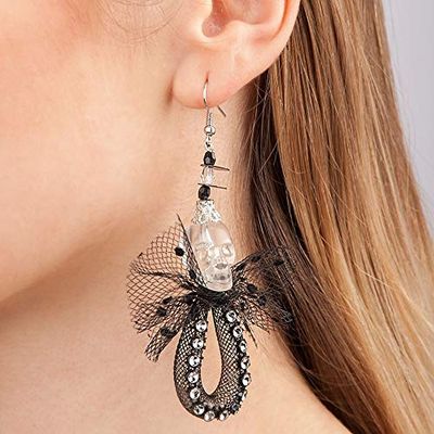 Merchandising - Carnival Toys 8758: Orecchini Teschio C/ Strass (1 ACCESSORES)