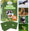 50 Animal Flash Cards - Realistic Photo Cards - Fun Vocabulary Builder for Autisim, Speech Therapy, ESL, Occupational Therapy - Montessori Educational Games for Preschool Kids Learning Activity view 1