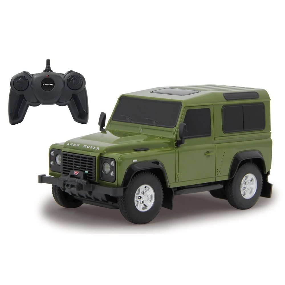 Jamara 405154 405154-Land Defender 1:24 Green-Officially Licensed Land Rover Rc Auto