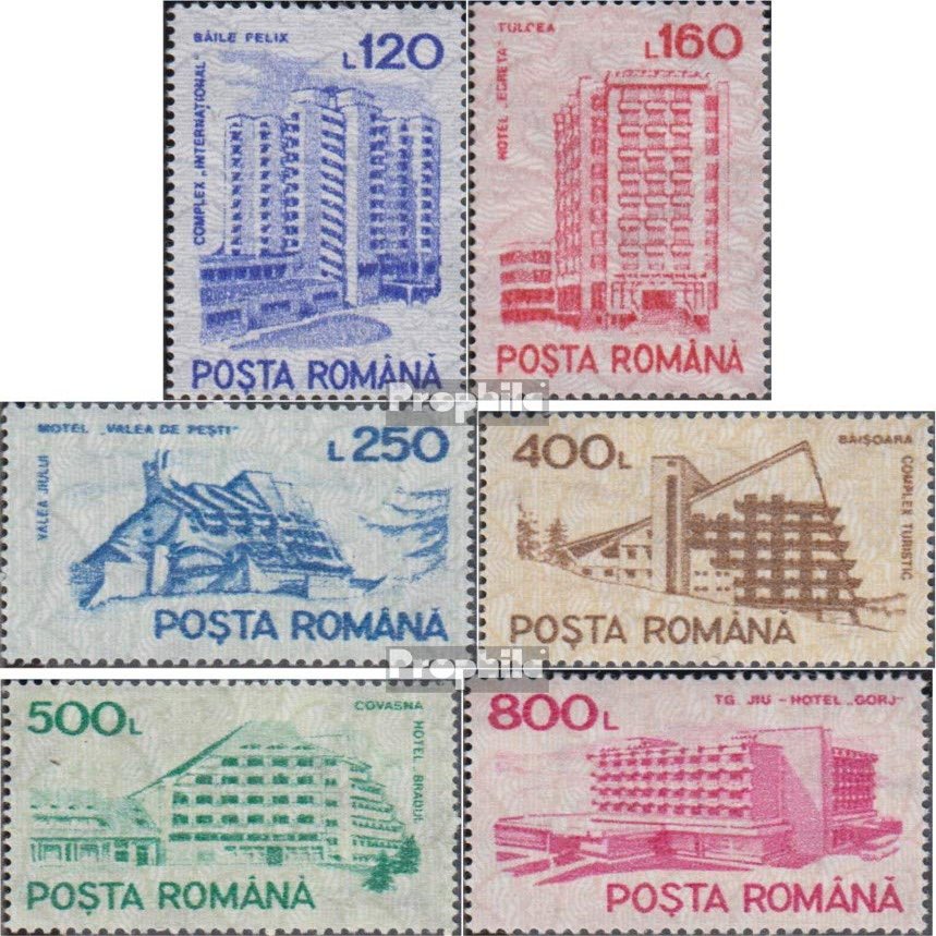Romania 4746X-4751X (Complete.Issue.) unmounted Mint/Never hinged ** MNH 1991 Clear Brands: Hotels and Hostels (Stamps for Collectors)