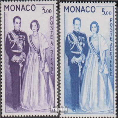 Monaco 655-656 (Complete.Issue.) unmounted Mint/Never hinged ** MNH 1960 Prince (Stamps for Collectors)