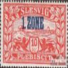 Schleswig (Vote) 28b Tested unmounted Mint/Never hinged ** MNH 1920 Crest (Stamps for Collectors) Flags/Coats of Arms/Maps view 1