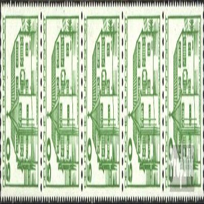 FRD (FR.Germany) 1038A I R Five Strips unmounted Mint/Never hinged ** MNH 1980 Fortresses and Castles (Stamps for Collectors)