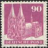 Bizonal (Allied Cast) 96W IV A Tested, Tight dentate unmounted Mint/Never hinged ** MNH 1948 Buildings (Stamps for Collectors) Christianity view 1