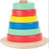 Small Foot Wooden Toys Game of Skill Stacking Tower Move it! playset Designed for Children 12+ Months, Multi (10946) view 1
