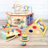 Small Foot Wooden Toys Game of Skill Stacking Tower Move it! playset Designed for Children 12+ Months, Multi (10946) view 2