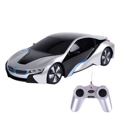 CHIMAERA RC I8 Sleek Concept Futuristic Sports Remote Control Racing Car 1:24 Scale (Silver)