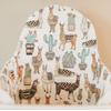High Chair Cover, Cushion Slipcover, Llama Baby Gift, First Birthday Accessories view 1