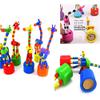 Kids Intelligence Toys, for Little Boys and Girls, Dancing Stand Colorful Rocking Giraffe Wooden Toy view 3
