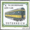 Austria 2414 (Complete.Issue.) unmounted Mint/Never hinged ** MNH 2003 Railway Mail Vans (Stamps for Collectors) Trains/Railway/funicular view 1