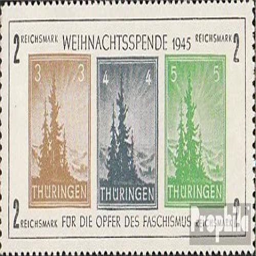 Soviet Zone (Allied.cast.) Block1x A (Complete.Issue.) 1945 Christmas (Stamps for Collectors) Christmas