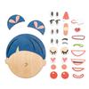 Tender Leaf Toys  Whats Up - 32 Pc Wooden Magnetic Puzzle Face Expression Learning Playset with Travel Bag - Encourage Social Skills, Imaginative and Emotional Play for Age 3+ view 1