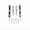 GPM For Traxxas E-Revo VXL 2.0 / E-Revo Brushless Upgrade Parts Aluminum 23T Servo Horn With Stainless Steel Adjustable Tie Rods - 10Pc Set Gray Silver view 1