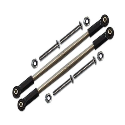 GPM For Losi 1:10 Baja Rey/Rock Rey Upgrade Parts Stainless Steel Adjustable Rear Upper Suspension Links - 1Pr Set