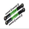GPM For Losi 1:10 Rock Rey LOS03009 / Hammer Rey U4 LOS03030 Upgrade Parts Aluminum Adjustable Front Upper Arm With Tie Rod Design - 1Pr Set Green view 1