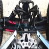 1:10 Rock Rey LOS03009 / Hammer Rey U4 LOS03030 Upgrade Parts Aluminum Adjustable Front Upper Arm With Tie Rod Design - 1Pr Set Blue view 3