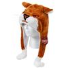 American Carnival Mart Hat-A-Mals Stuffed Plush Wildcat Hat Costume Accessory view 1