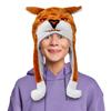 American Carnival Mart Hat-A-Mals Stuffed Plush Wildcat Hat Costume Accessory view 2