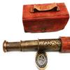 A S Handicrafts Nautical Pullout Telescope 16" Brass Marine Telescope Antique Collectibles Telescope view 3