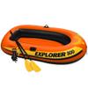 Intex Explorer 300 Inflatable Fishing 3 Person Raft Boat w/ Pump & Oars (6 Pack) view 2