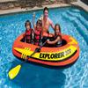 Intex Explorer 300 Inflatable Fishing 3 Person Raft Boat w/ Pump & Oars (6 Pack) view 3