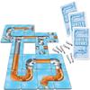 Big Game Toys~Water Works Card Game with Free BGT Sticker Leaky Pipe Toy Plumber Wrenches Classic 1970s view 4