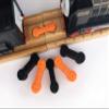 TrainLab Dog Bone Train Track Adapter Connectors (6pcs) (Black & Orange) view 1