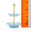 Odoria 1/12 Miniature 2-Tier Cake Stand Dollhouse Decoration Accessories, Blue view 4