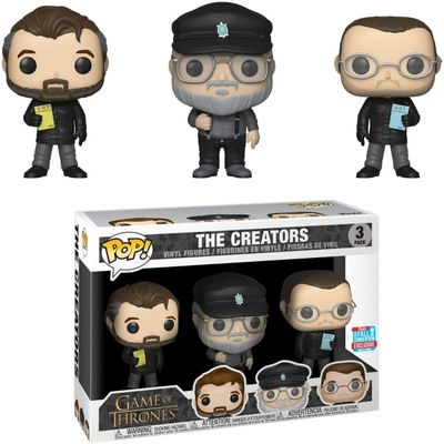 Game of Thrones Funko Pop The Creators 3 Pack NYCC 2018 Exclusive