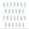 Alphabet Cards for Classroom - Alphabet Cards for Classroom, Nursery and Bedroom - Learning Flash Cards for Toddlers Set of 26 5"x7" Letter Prints (Blue) view 1