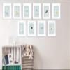Alphabet Cards for Classroom - Alphabet Cards for Classroom, Nursery and Bedroom - Learning Flash Cards for Toddlers Set of 26 5"x7" Letter Prints (Blue) view 3