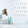 Alphabet Cards for Classroom - Alphabet Cards for Classroom, Nursery and Bedroom - Learning Flash Cards for Toddlers Set of 26 5"x7" Letter Prints (Blue) view 4