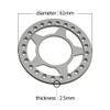 4PCS Aluminum 2.2 Beadlock Ring Replacement for 1/10 RC Wheel Rims of Axial Wraith 90018 (Shiny Silver) view 2