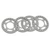 4PCS Aluminum 2.2 Beadlock Ring Replacement for 1/10 RC Wheel Rims of Axial Wraith 90018 (Shiny Silver) view 3