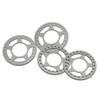 4PCS Aluminum 2.2 Beadlock Ring Replacement for 1/10 RC Wheel Rims of Axial Wraith 90018 (Shiny Silver) view 4