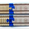 Thomas Wood 2018 Train Track Adapters to Wooden Railway for BRIO, Melissa & Doug (Blue) (2pc) view 2