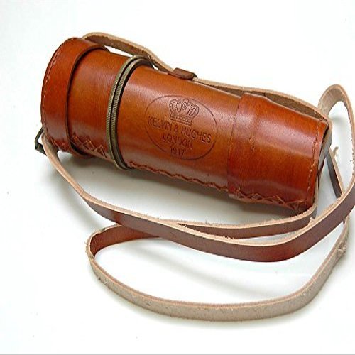 Mahira Nautical Kelvin & Hughes Spyglass Telescope with Leather Carry Case