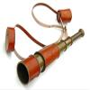 Mahira Nautical Kelvin & Hughes Spyglass Telescope with Leather Carry Case view 4