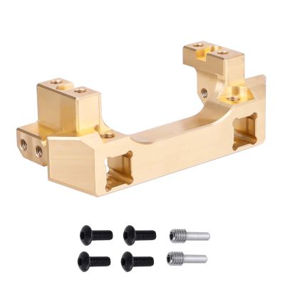 88.1g/pc Heavy Duty Brass Front Bumper w/Servo Mount for Traxxas TRX-4 TRX4 1/10 RC Crawler Car Hop Up Parts