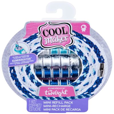 Cool Maker, KumiKreator Twilight Mini Fashion Pack Refill, Friendship Bracelet Activity Kit,